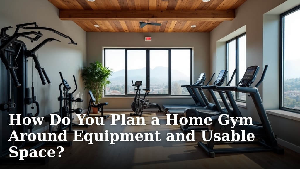 How Do You Plan a Home Gym Around Equipment and Usable Space?